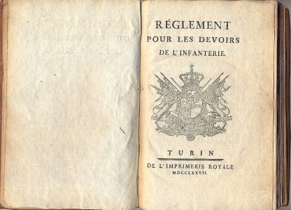 Reglement pour les devoirs de l'infanterie.