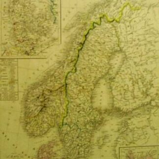 Suède et Danemark (Atlas de Géographie ancienne et moderne adopté pour le Bibliotheques Militaures).