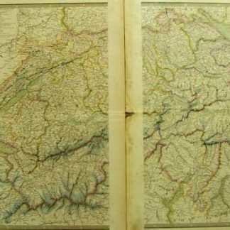 Suisse et Etats-Sardes (Atlas de Géographie ancienne et moderne adopté pour le Bibliotheques Militaures).