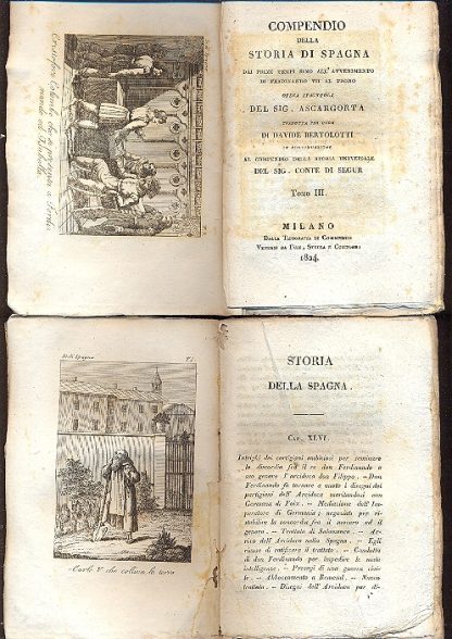 Compendio della Storia di Spagna dai primi tempi sino all'avvenimento di Ferdinando VII al trono.