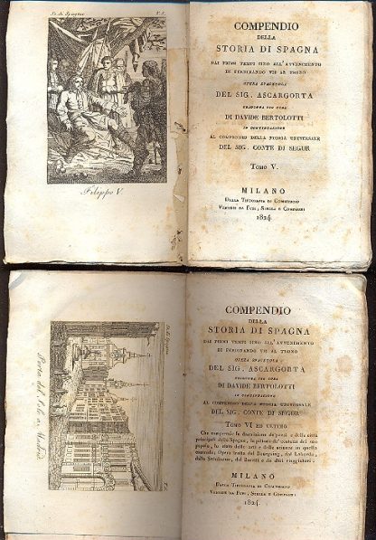 Compendio della Storia di Spagna dai primi tempi sino all'avvenimento di Ferdinando VII al trono.