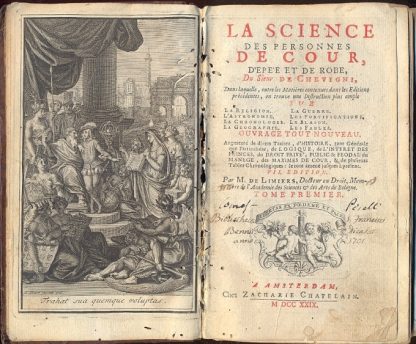 La Science des Personnes de Cour, d'Epee et de Robe, du Sieur de Chevigni.