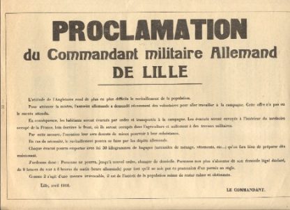 Chiffons de papier. Proclami tedeschi nel Belgio e nella Francia.