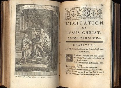 L'Imitation de Jesus - Christ, traduit et paraphrase e en vers Francois.