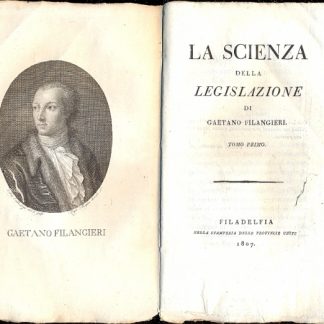 La scienza della legislazione.