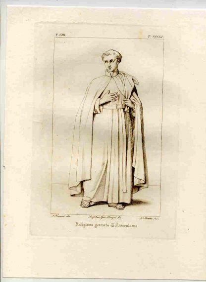 Religioso gesuato di S. Girolamo.