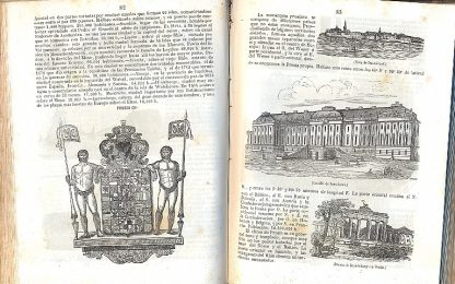 La tierra. Descripcion geografica y pintoresca de las cinco partes del mundo. Y considerablemente aumentada en vista de los escritos de Balbi, Malte Brun, Contamberg, D'Abezac, Ritter, Stewart....por A. F. de Los Rios.