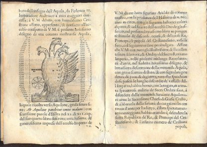 Espositione dell' XI et XII Cap. del IIII Lib. d'Esdra: Sopra gli accidenti passati presenti e futuri della Revolutione del grande & tremendo Imperio dell'Aquila: Quarta, & ultima Monarchia nel mondo. Nuovamente composta per l'Eccellentiss. M. Marco Antonio Lovisino Udinese, in Filosofia, Medicina & in altre Arti & Scienze Dottore.