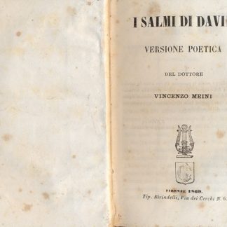 I salmi di David. Versione poetica.