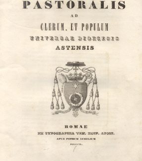 Epistola Pastoralis ad Clerum, et Populum Universae Dioecesis Astensis.