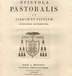 Epistola Pastoralis ad Clerum, et Populum Ravennatis.