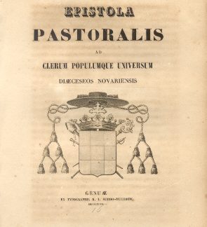 Epistola Pastoralis ad Clerum, et Populum Novariensis.
