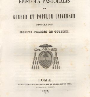 Epistola Pastoralis ad Clerum, et Populum Montis Falisci et Corneti.