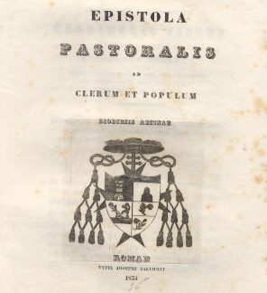 Epistola Pastoralis ad Clerum et Populum Aesinae.