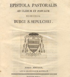 Epistola Pastoralis ad Clerum et Populum Bugi S. Sepulchri.