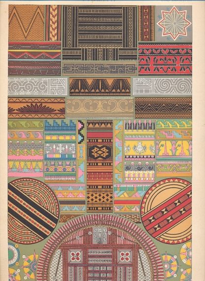 L'ornement polychrome. Cent planches en couleurs or et argent contenant environ 2,000 motifs de tous les styles art Ancien et Asiatique - Moyen Age - Renaissance, XVII et XVIII siecles.