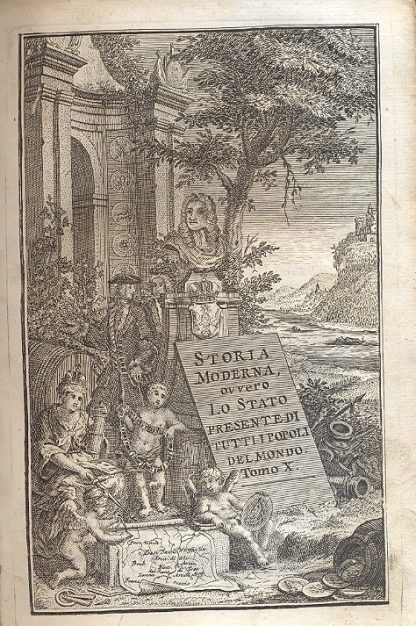 Dei circoli susseguenti dell'Imperio, cioè Svevia, alto, e Basso Reno, e Vestafalia e delle dieci Provincie dei Paesi Bassi austriaci e francesi, volume X. Lo stato presente di tutti i paesi e popoli del mondo naturale, politico e morale.