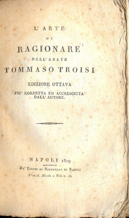 l'Arte di Ragionare.