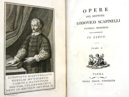 Opere, del patrizio bolognese soprannominato il Cieco. Tomo I.