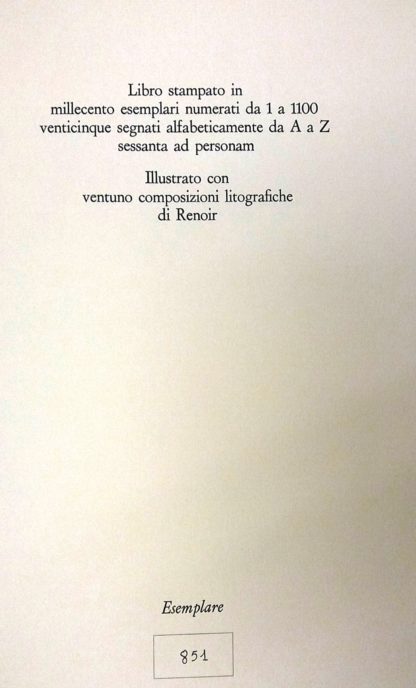 Renoir. Presentazione di Garibaldo Marussi. Note e commenti di Elda Fezzi (Maestri dell'arte - 4).