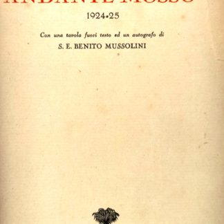 Andante mosso 1924 - 25.