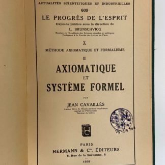 Axiomatique et Syteme Formel II