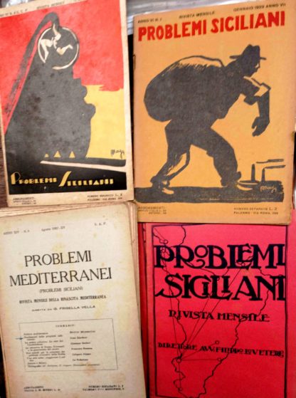 Problemi siciliani. Rivista mensile diretta da F. Lo Vetere, G. Frisella Vella.