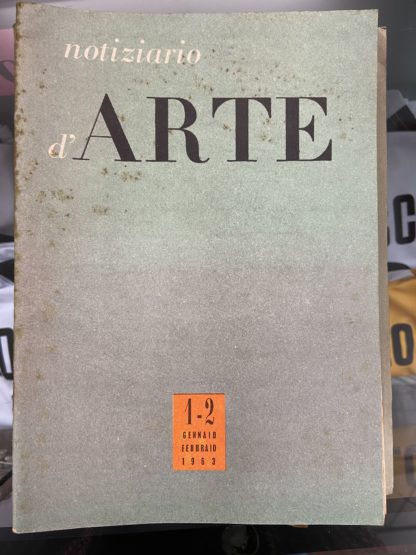 Notiziario d'arte. Pubblicazione bimestrale.