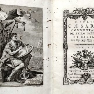 COMMENTARII DE BELLO GALLICO ET CIVILI cum notis selectis Thoma Bentleji et Jacobi Jurini