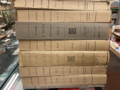 Epistolario di Alessandro Volta. Edizione Nazionale sotto gli auspici dell'Istituto Lombardo di scienze e lettere della società Italiana di fisica.
