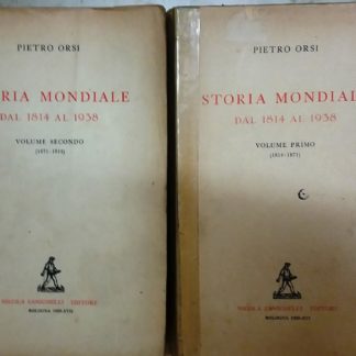 Storia mondiale dal 1814 al 1938.