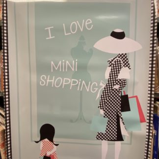 Locandina plastificata I Love Mini Shopping Sophie Kinsella