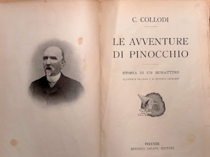Le avventure di Pinocchio. Storia di un burattino. Illustrata da Luigi e Maria Augusta Cavalieri.