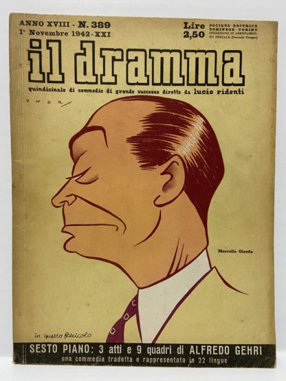 Rivista Il Dramma Anno XX 389 novembre 1942