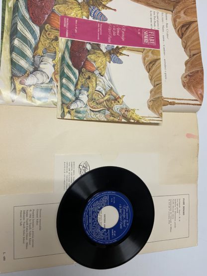 Il principe Ahmed e la fata Pari Banù Fiaba sonora 38 con disco a 45 giri Anno 1966.