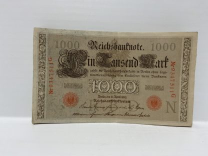 Cartamoneta tedesca del 1910