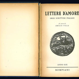 Lettere d'amore degli scrittori italiani.