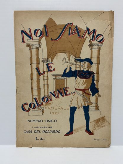 Rivista Noi siamo colonne Carnevale 1927