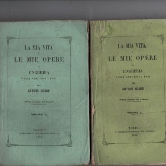 La mia vita e le mie opere in Ungheria negli anni 1848 e 1849.