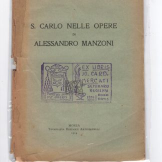 S. Carlo nelle opere di Alessandro Manzoni.