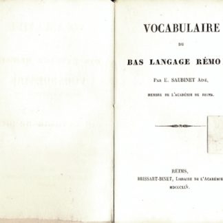 Vocabulaire du bas langagerémo is.