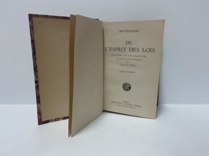 De L'esprit des lois