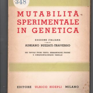 Mutabilita' sperimentale in genetica