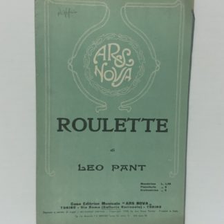 Spartito musicale Ars Nova Roulette di Leo Pant