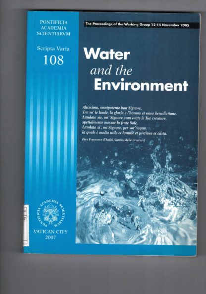 Water and the Environment