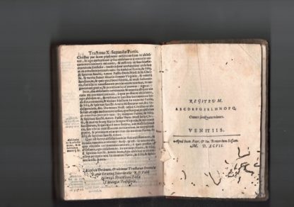 Scrutinij Sacerdotalis. In qua quicquid est utile e scitu necessarium in instructionibus clericorum ad officium sacerdotale ascendere volentium continetur.