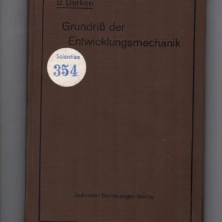 Grundriss der Entwicklungsmechanik