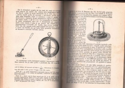 Nozioni elementari di termologia, ottica , magnetismo ed elettricità. Per la terza classe dei licei. Seconda edizione accresciuta, corredata di 175 problemi.