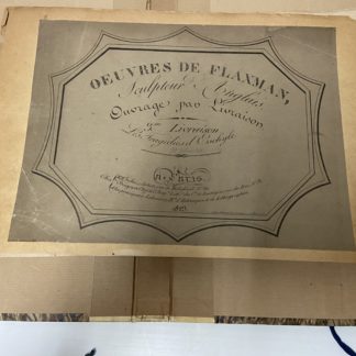 Les Tragedies d'Eschile dessines par John Flaxman sculpteur Anglais lithographiees par Feillet et Laqueson