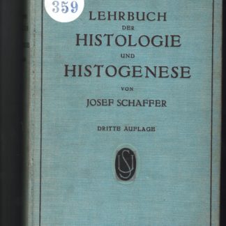 Lehrbuch der Histologie und Histogenese